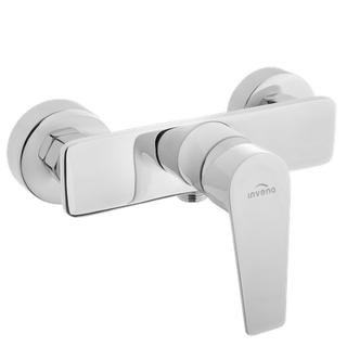 Bateria natryskowa Dokos biały/chrom  Invena