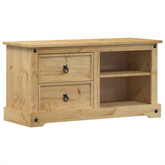 vidaXL Szafka pod TV Corona, 100x40x52 cm, lite drewno sosnowe