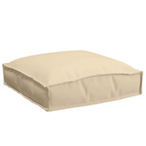 Poduszka 2 pcs Beżowy 40 x 40 x 8 cm Materiał Oxford