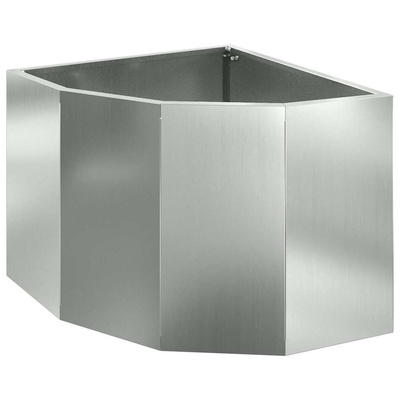 Doniczka Różnorożna Srebrny 45 x 45 x 35 cm Stal galwanizowana