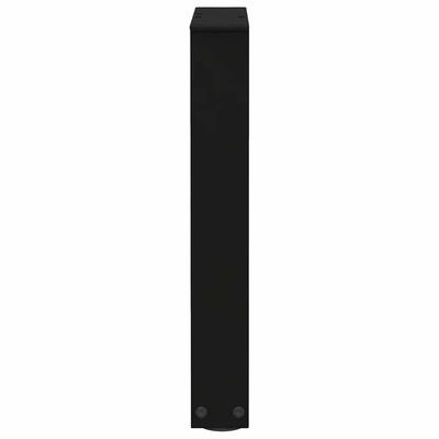 Nogi do stolika kawowego w kształcie litery V 2 szt. Czarne 28x(42-43,3) cm Stal