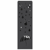 Stojak na Parasol Deszczowy Czarny 15,5 x 15,5 x 49 cm Stal