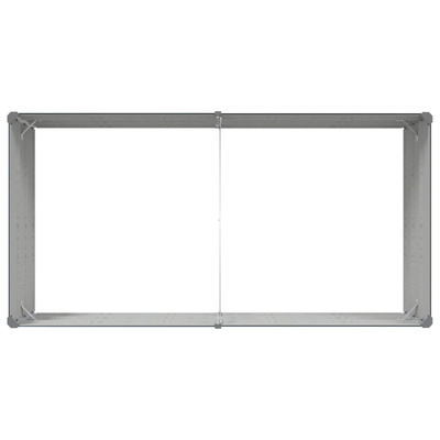 Donica Antracyt 195 x 100 x 45 cm Stal Galwanizowana
