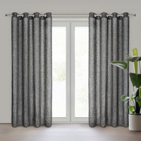 Zasłona Selma czarna 135x250