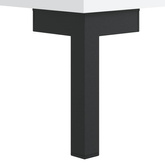 vidaXL Biurko, białe, 140x50x75 cm, materiał drewnopochodny model standard