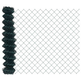Ogrodzenie łańcuchowe 10 x 1,4 m Stal zielony