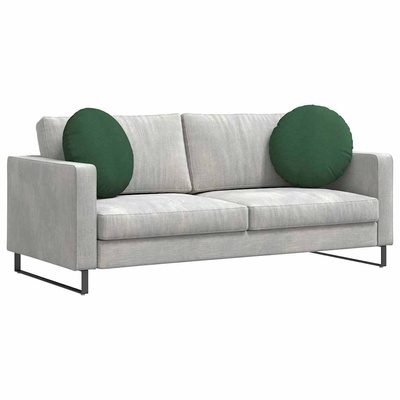 Poduszki na siedziska 2 pcs Ciemna zieleń ?50 x 19 cm