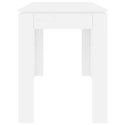 Stół jadalniany, biały, 120x60x76 cm, materiał drewnopochodny