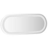 vidaXL Lustro łazienkowe z LED, 50x20 cm, owalne