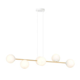 Lampa wisząca GRAVITY 6 WH GOLD