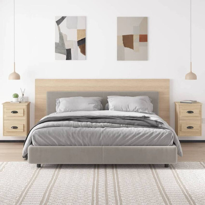 vidaXL Wiszące szafki nocne, 2 szt., dąb sonoma, 41,5x36x53 cm