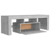 Szafka pod TV z oświetleniem LED, szarość betonu, 120x35x40 cm vidaXL