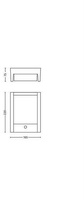 Kinkiet ogrodowy z czujnikiem ruchu Philips myGarden Arbour LED, 4000K antracyt 6W, 1646193P3 Philips