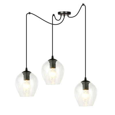 Lampa wisząca  LEVEL 3 BL TRANSPARENT