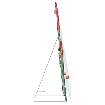 Podświetlany gnom z 60 diodami LED Ciepła biel 71 x 64 cm