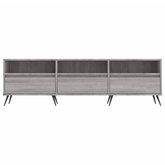 vidaXL Szafka pod TV, szary dąb sonoma, 150x30x44,5 cm wariant 6