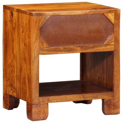 Bufet Wielokolorowe 40 x 35 x 45 cm lite drewno akacjowe
