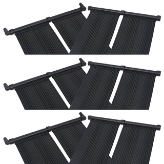 Panele solarne do podgrzewania basenu, 6 szt., 80x310 cm
