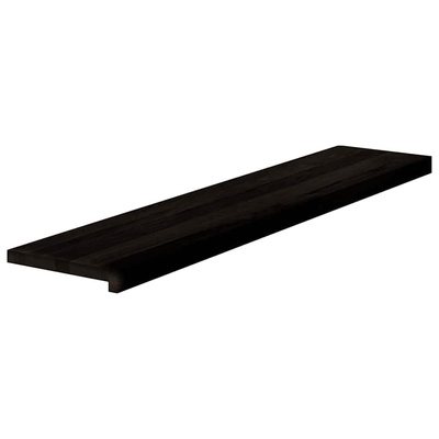 Stopnie schodowe 12 szt. brązowoczarne 120x25x2 cm lite drewno dębowe