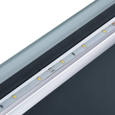 vidaXL Lustro łazienkowe z LED i czujnikiem dotykowym, 100x60 cm