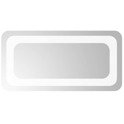vidaXL Lustro łazienkowe z LED, 40x20 cm