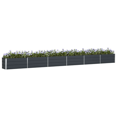 Donica Antracyt 580 x 50 x 45 cm Stal Galwanizowana