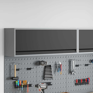 Szafka na narzędzia Czarny i szary 100 x 25 x 35 cm Stal