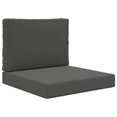 Poduszka do sofy na zewnątrz 2 pcs Antracyt Poliester