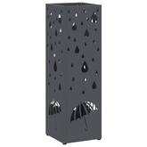 Stojak na Parasol Deszczowy antracytowy 15,5 x 15,5 x 49 cm