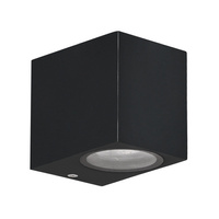 Nerium lampa ogrodowa elewacyjna kostka krótka 9,2x8cm czarny 1x35W GU10 IP44