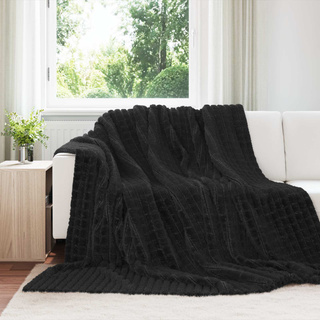 Koc Czarny 240 x 220 cm Polar