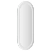 vidaXL Lustro łazienkowe z LED, 50x20 cm, owalne
