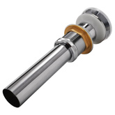 Odpływ z korkiem do umywalki, stal nierdzewna