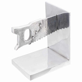 Podpórki do książek 2 pcs Srebrny 11 x 14 x 17,5 cm Aluminium
