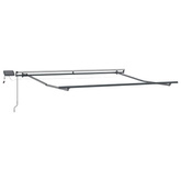 Markiza wysuwana piaskowy 600 × 300 cm Tkanina i aluminium