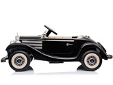 Auto Na Akumulator Mercedes 540K Klasyk Premium Światła LED MP3 Czarny