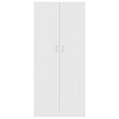 Szafa, biała, 82,5x30,5x185,5 cm, materiał drewnopochodny