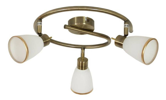 Lampa sufitowa spirala patyna 3xG9 Regent 98-06844