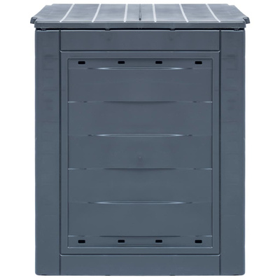 Kompostowniki ogrodowe, 2 szt., szare, 60x60x73 cm, 520 L