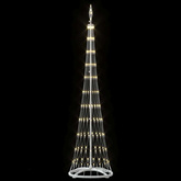 Choinka świąteczna LED Ciepła biel 51 x 51 x 190 cm Metal