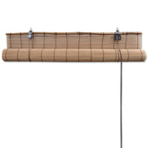 vidaXL Bambusowe rolety, 2 szt., 120 x 220 cm, brązowe