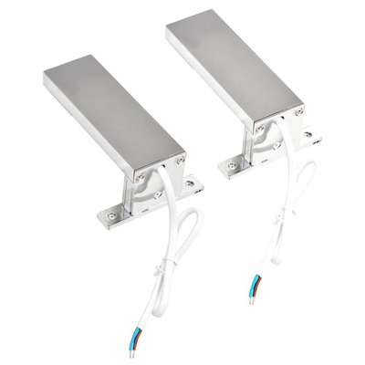 vidaXL Lampy nad lustro, 2 szt., 2 W, zimne, białe światło