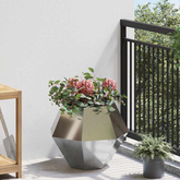 Donica 2 pcs Srebrny 50 x 50 x 40 cm Stal Galwanizowana
