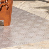Stopień Prostokątny 4 pcs Srebrny 60 x 50 cm Aluminium