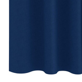 Firany blackout z kółkami 2 pcs Ciemnoniebieski 225 x 140 cm