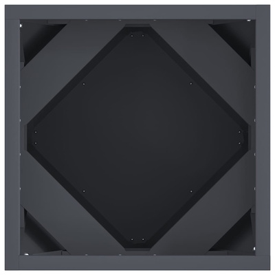Donica 2 pcs Antracyt 30 x 30 x 30 cm Stal