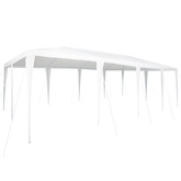 Namiot Imprezowy Biały 800 x 400 x 266 cm Polietylen i Stal