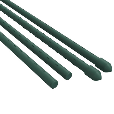Podpórki do roślin, 30 szt., zielone, 150 cm, stalowe