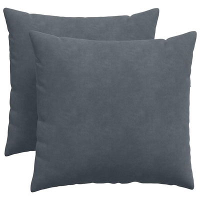Poduszki na sofę 2 pcs Ciemnoszary 50 x 50 cm