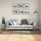 vidaXL Dywan ISTAN z długim runem, połyskujący, szary, 100x200 cm